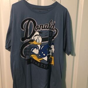 Disney Donald Duck Blue Graphic Tee